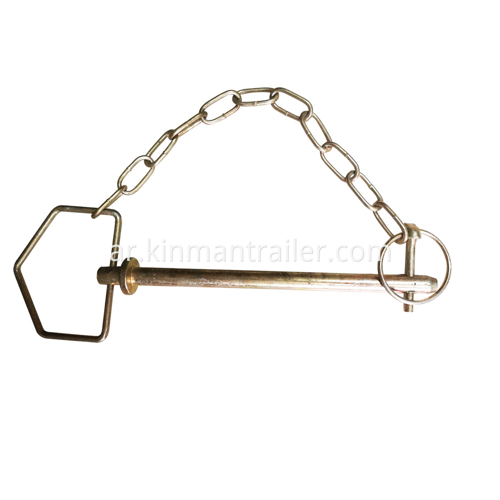 Hitch Pin With Chain For Trailer